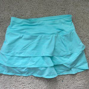Teal Athleta tennis skirt